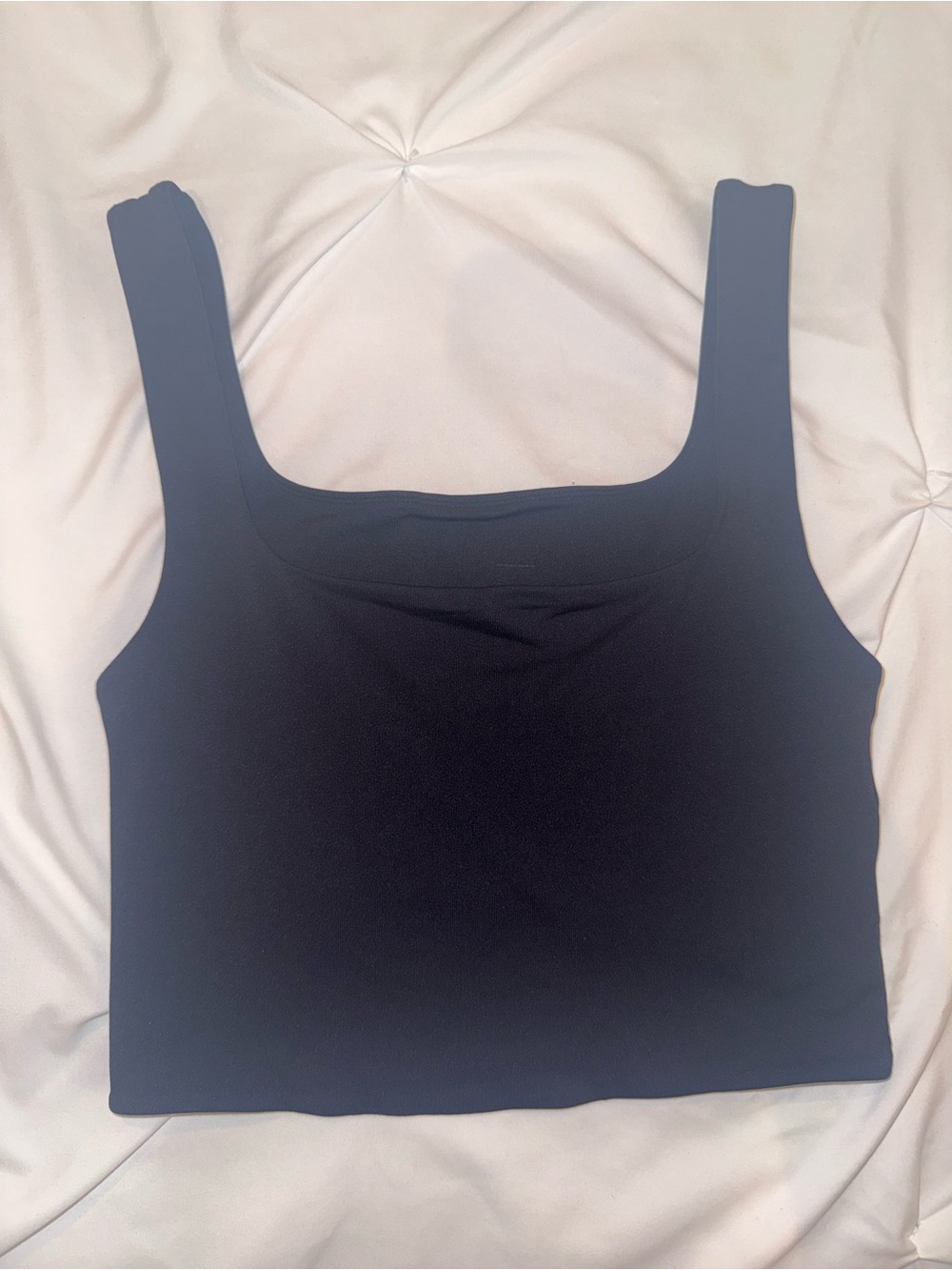 Aritzia Black Babaton Contour Square Neck Tank - Picture 3 of 3